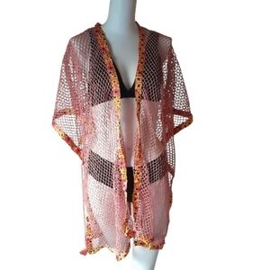 Steve Madden Open Weave Topper Cover-up